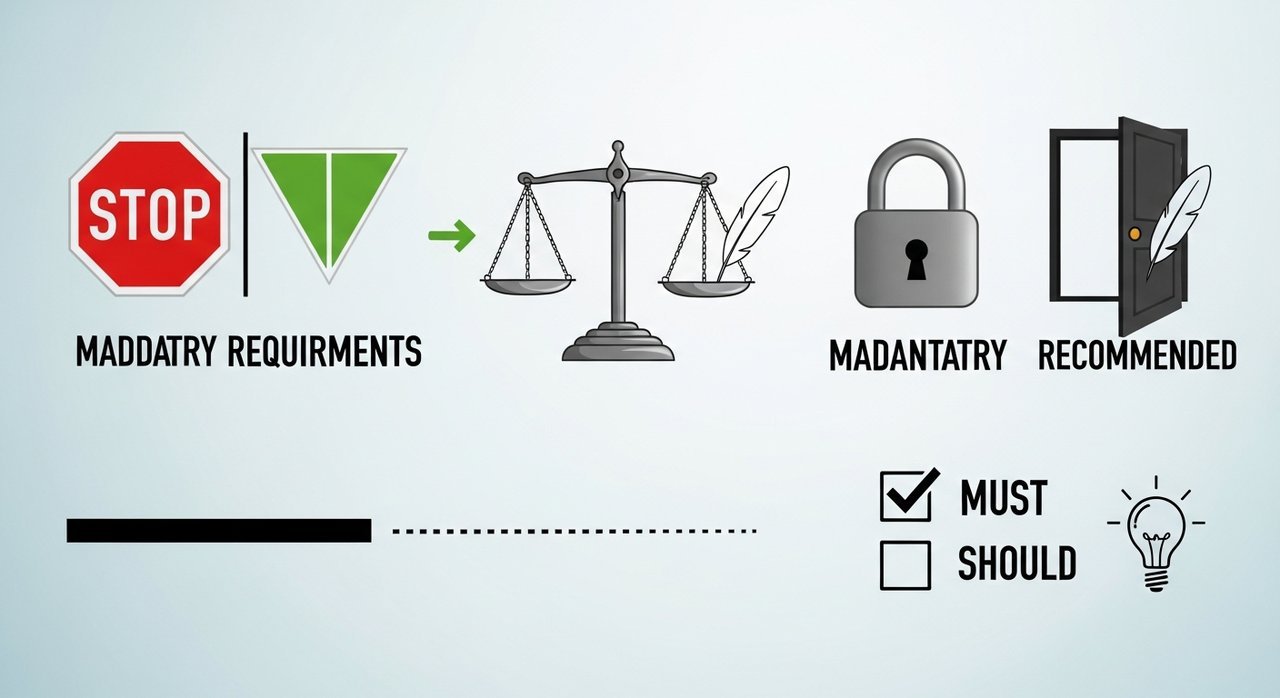 의무사항과 권고사항 차이 헷갈릴 때 5가지 정리법