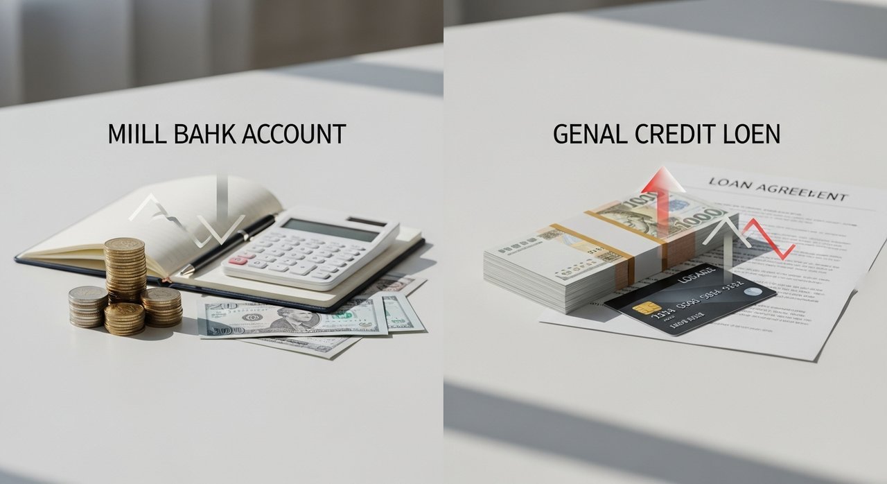 1분 비교! 마이너스통장과 일반 신용대출 차이 이자 계산 비교